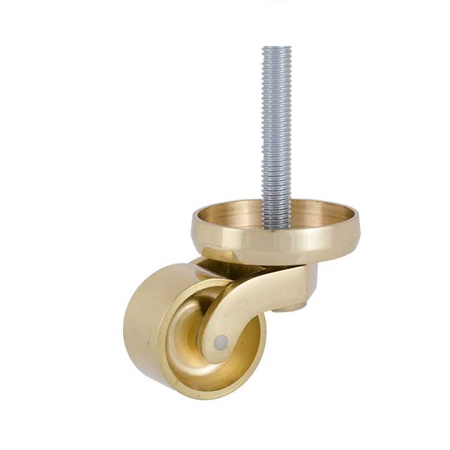 Clockwork Components Brass Shallow Cup Castor - 32mm (code: CAS250)