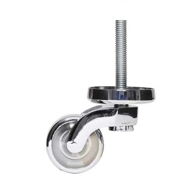 Clockwork Components Chrome Shallow Cup Castor-32mm (code: CAS253)