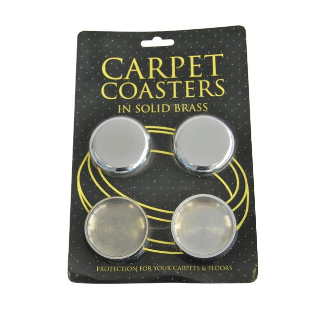 Clockwork Components Castor Coasters - Chrome x 4 (code: CAS273)