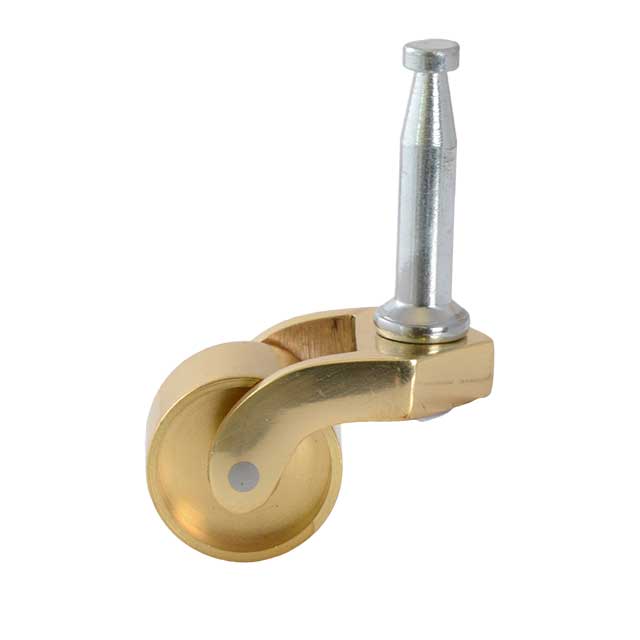 Clockwork Components Brass Gripneck Castor (code: CAS570-A)