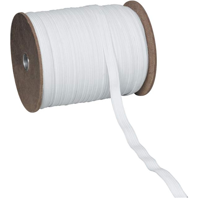 Clockwork Components White HQ Elastic - 1/2&quot; (12mm) (code: EL006)