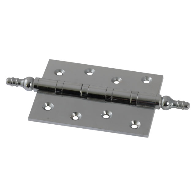 Clockwork Components Chrome Finial Hinge-100mm (code: HINGE009)