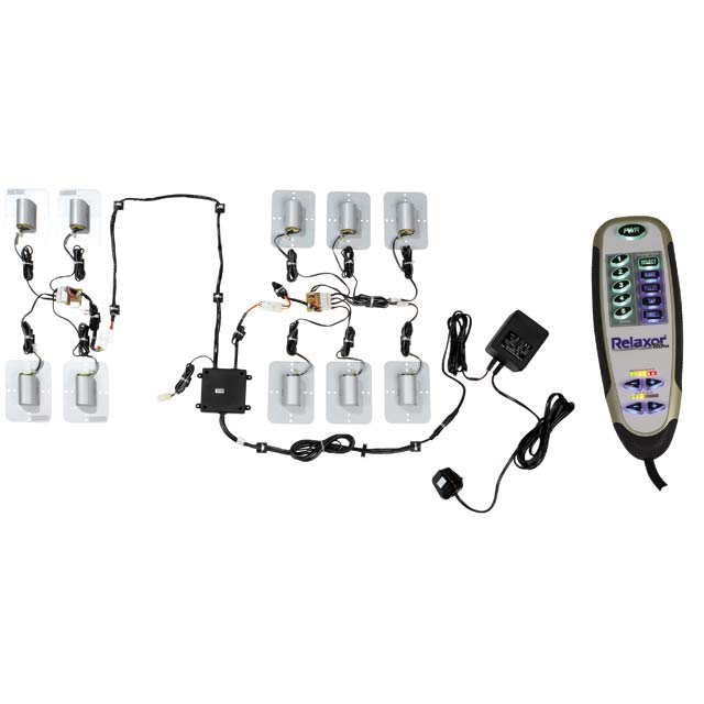 Clockwork Components 10 Motor Massage System (code: JBR041)