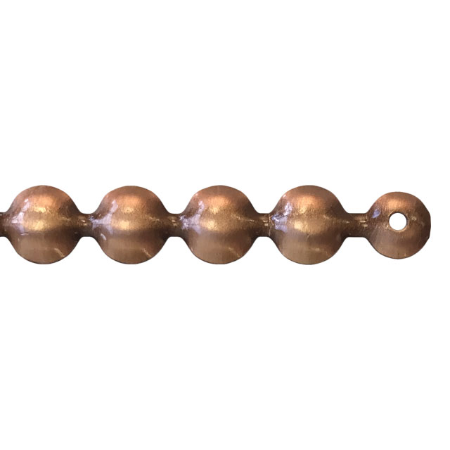 Clockwork Components 11mm Antique Copper Brushed Nail Head Trim (code: NHT011-CBR)