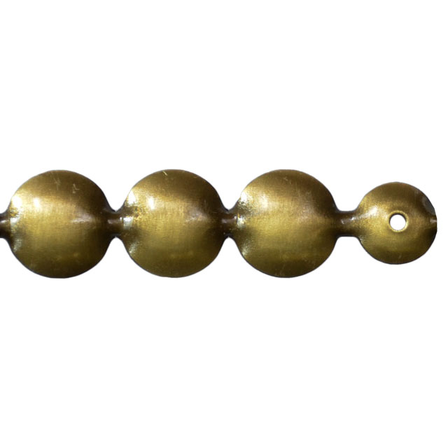Clockwork Components 16mm Antique Brushed Brass Nail Head Trim (code: NHT016-BRS)