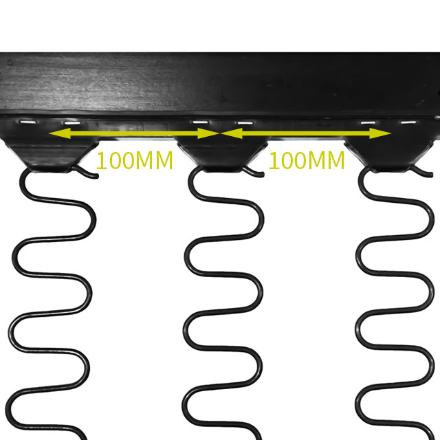 Clockwork Components Zaczepy do sprężyn w taśmie (code: OKE4870-100)