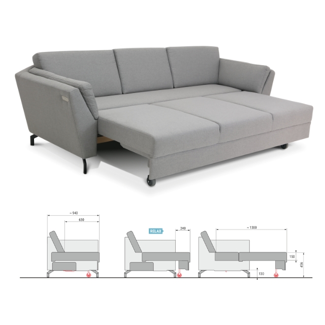 Clockwork Components Slide X - Power Sofabed/Chaise (code: ST-SLIDEX)