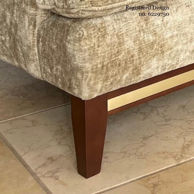Clockwork Components 4 Seater Brown-Brass (code: FSCP7410-2156DBR)