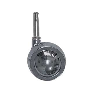 Clockwork Components Plastic Chrome Ball Castor - 50mm (code: BCP001-CH)
