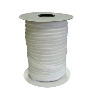 Clockwork Components 15mm White Polyester Bias Binding Tape (code: BIND002)