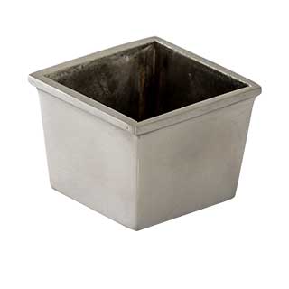 Clockwork Components Square Brushed Nickel Slipper Cup (code: CAS336)