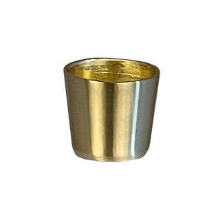 Clockwork Components Round Brushed Brass Slipper Cup (code: CAS859)
