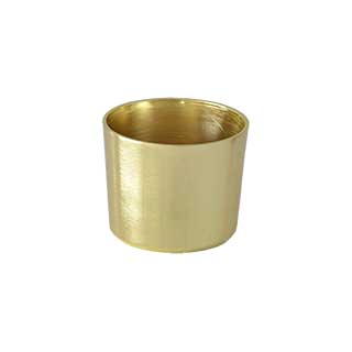 Clockwork Components Round Brushed Brass Slipper Cup (code: CAST1152)