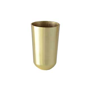 Clockwork Components Round Brushed Brass Slipper Cup (code: CAST1172)