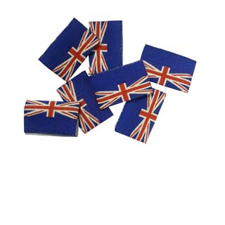 Clockwork Components Union Jack GB Labels (code: DL8)