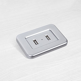 Clockwork Components USB Charging Socket - A &amp; C (code: EM-USB14)