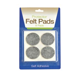 Clockwork Components 38mm Felt Pads x 8pcs (code: FPAD01)