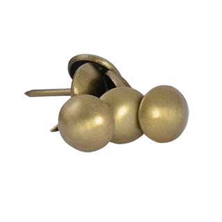 Clockwork Components 11mm Antique Brushed Brass Nail (code: N11-BRS)