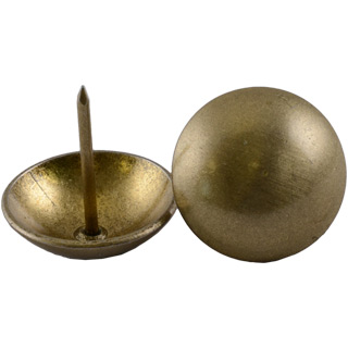 Clockwork Components 25mm Antique Brushed Brass Nail (code: N25-BRS)