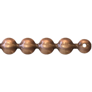 Clockwork Components 11mm Antique Copper Brushed Nail Head Trim (code: NHT011-CBR)