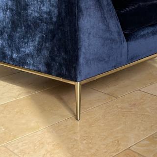 Clockwork Components Metal Plinth (code: 2 Seater - Atq B Brass)