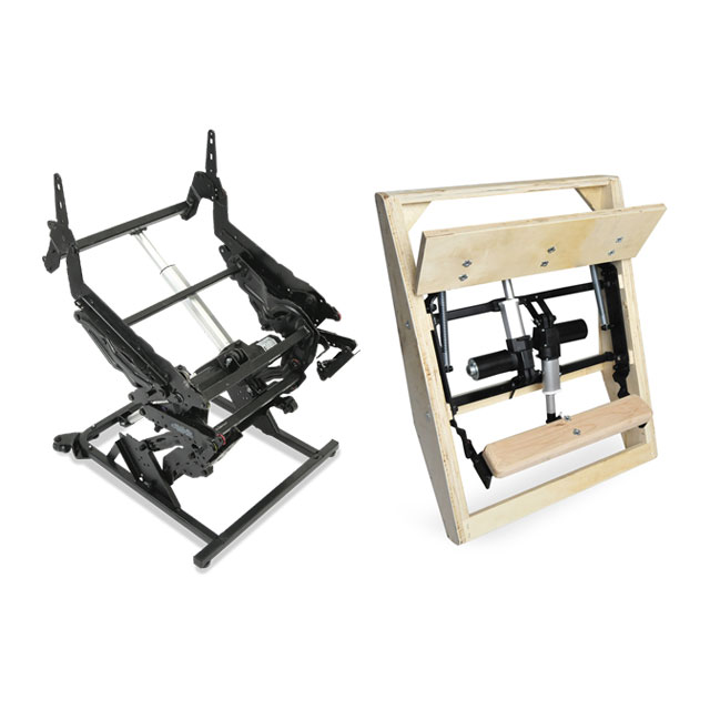 Clockwork Components Alpha - 4 Motor Tilt in Space with Varirest Power Headrest (code: RLPALPTISVR-2M-1)