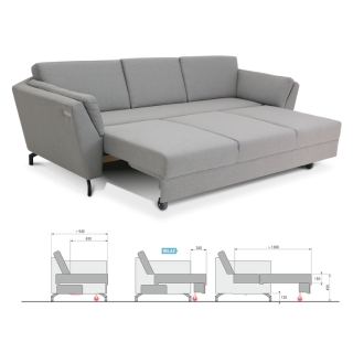 Clockwork Components Slide X - Power Sofabed/Chaise (code: ST-SLIDEX)