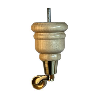 Clockwork Components Castor Foot (code: WF0114N-C200)