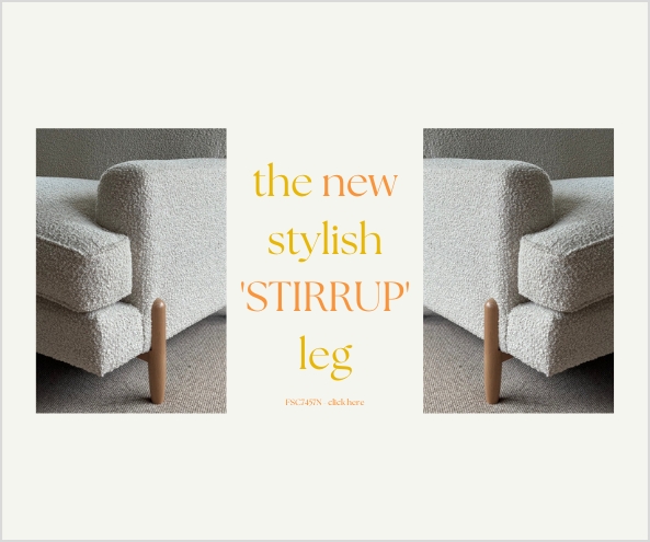 AUG23 - FSC7457N - Wooden Stirrup Leg