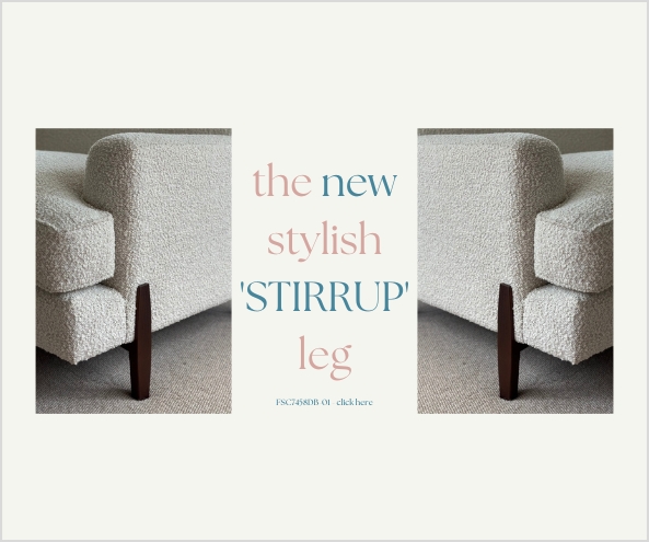 AUG23 - FSC7458DB-01 Wooden Stirrup Leg